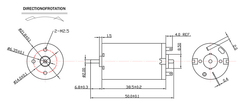 2238電動窗簾電機齒輪圖